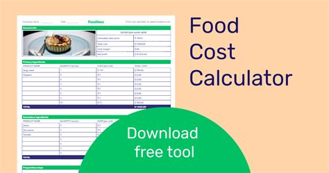 Food cost calculator free - Tips for saving on the cost of food per day. Estimate your food costs. When traveling in the U.S., the average person spends about $33 each day on food, most of it in restaurants. For international travelers, it’s more like $35 per day. And, of course, those costs are per person — and only an average.